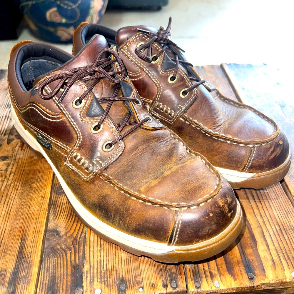 Irish Setter (Red Wing) Soft paw 3906 Brown Leather Shoes Waterproof Men's 10D